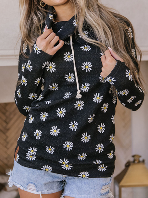 Midnight Daze Cowlneck Sweatshirt | Sparkles & Lace Boutique