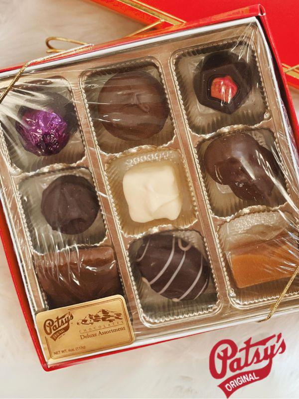 Patsy's Gold Box of Deluxe Assorted Chocolates - 4 oz.