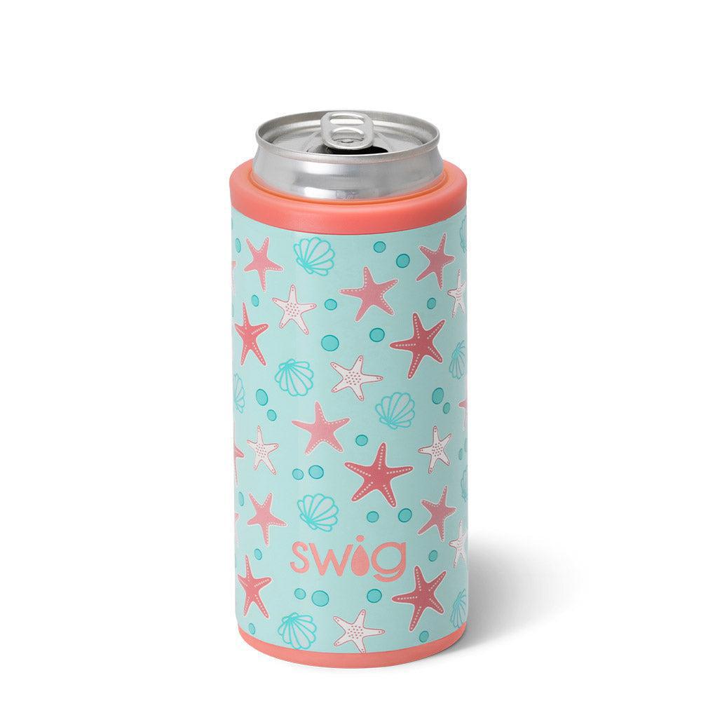 Swig Starfish Skinny Can Cooler (12 oz) | Sparkles & Lace Boutique