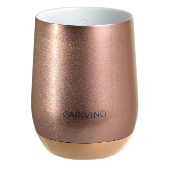 Carivino Luxury Wine Tumbler Rose Gold | Sparkles & Lace Boutique