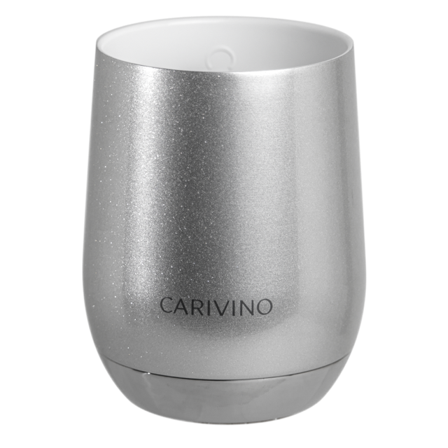 Carivino Luxury Wine Tumbler Platinum | Sparkles & Lace Boutique