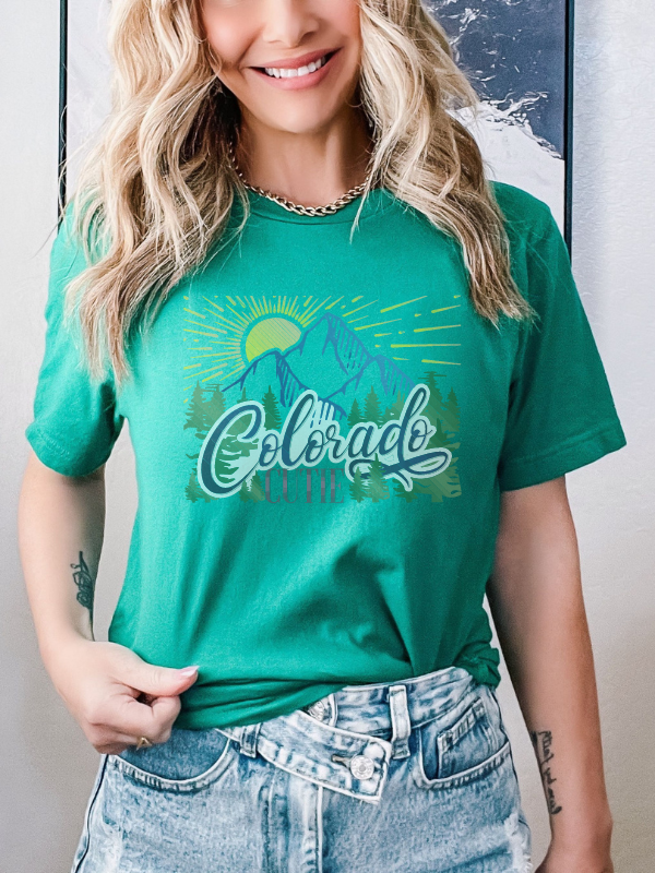 Colorado Cutie Signature Logo Short Sleeve Tee - Online Exclusive | Sparkles & Lace Boutique