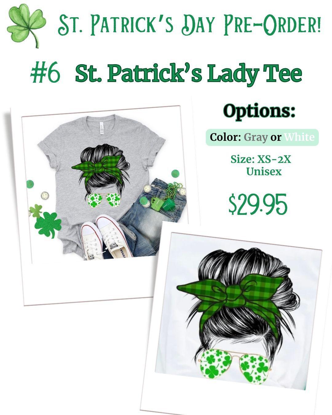 St. Patrick's Day Pre-Order: Lady Tee