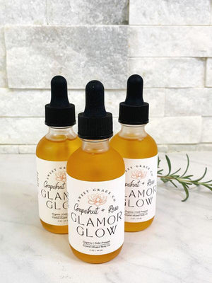 Sweet Grace Co Glamor Glow Body Oil - Citrus + Rose