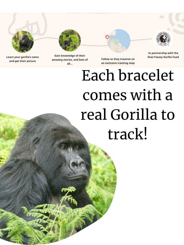 Fahlo Gorilla Tracking Traverse Bracelet