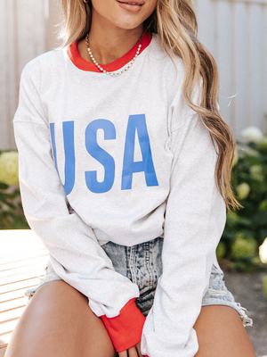 Home of the Brave University Pullover | Sparkles & Lace Boutique