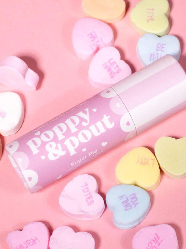 Poppy & Pout Lip Balm - Limited Edition Valentine's Day - Sugar Pie