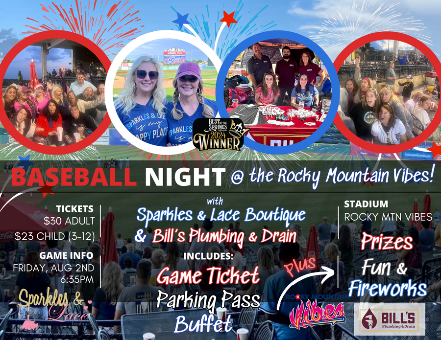 Baseball Night at the Rocky Mountain Vibes!