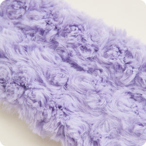 Marshmallow Curly Purple Warmies Neck Wrap