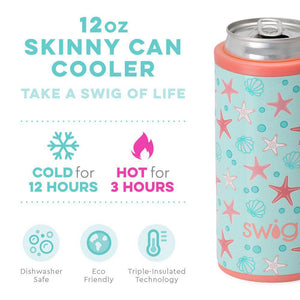 Swig Starfish Skinny Can Cooler (12 oz) | Sparkles & Lace Boutique