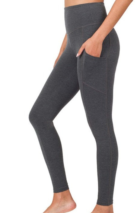 Katie Cotton Workout Leggings with Pocket - Online Exclusive