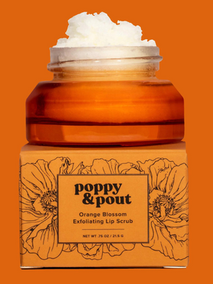 Poppy & Pout Lip Scrub - Orange Blossom | Sparkles & Lace Boutique