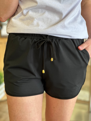 Everyday Shorts - After Dark Black | Sparkles & Lace Boutique