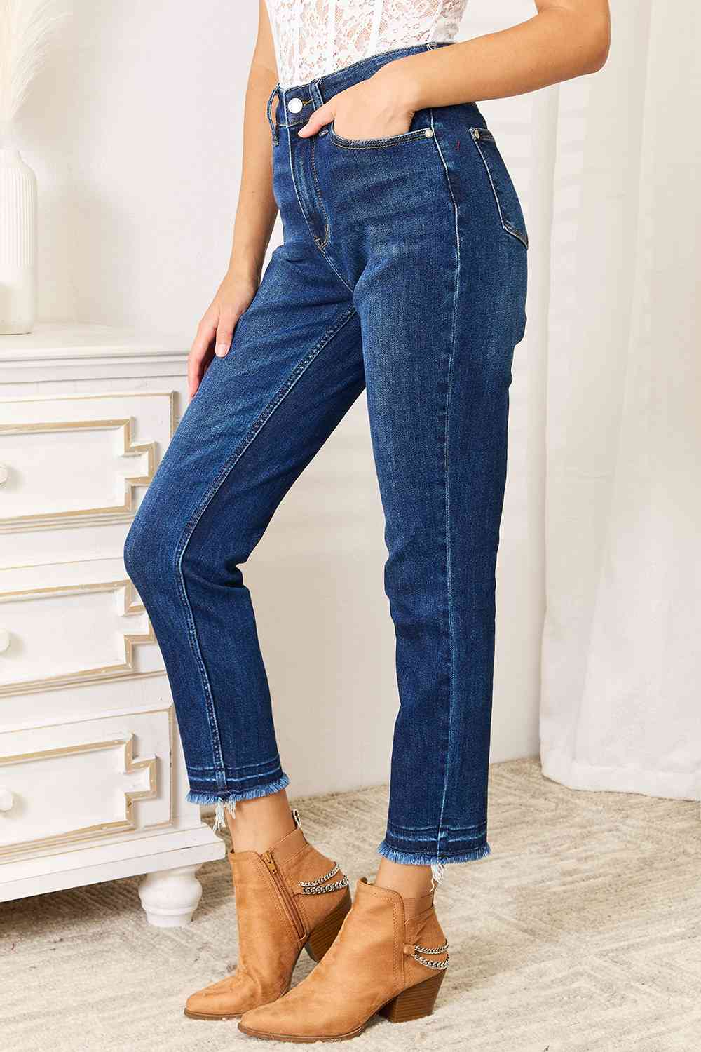 Judy Blue Relaxed Fit Jean, Evergreen Boutique