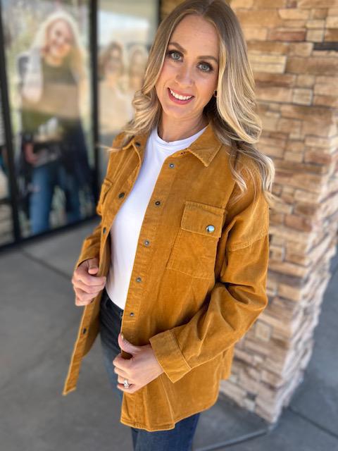 Corduroy clearance jacket mustard