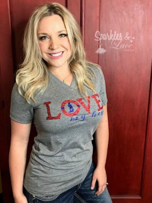 Love My Hero Tee - National Guard | Sparkles & Lace Boutique