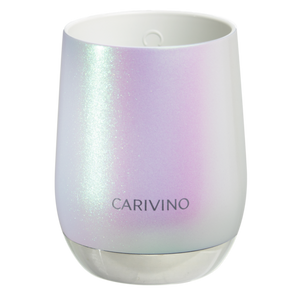 Carivino Luxury Wine Tumbler Luminous Pearl | Sparkles & Lace Boutique
