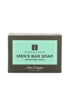 Mixologie Men's Bar Soap - Timeless & Torrid | Sparkles & Lace Boutique