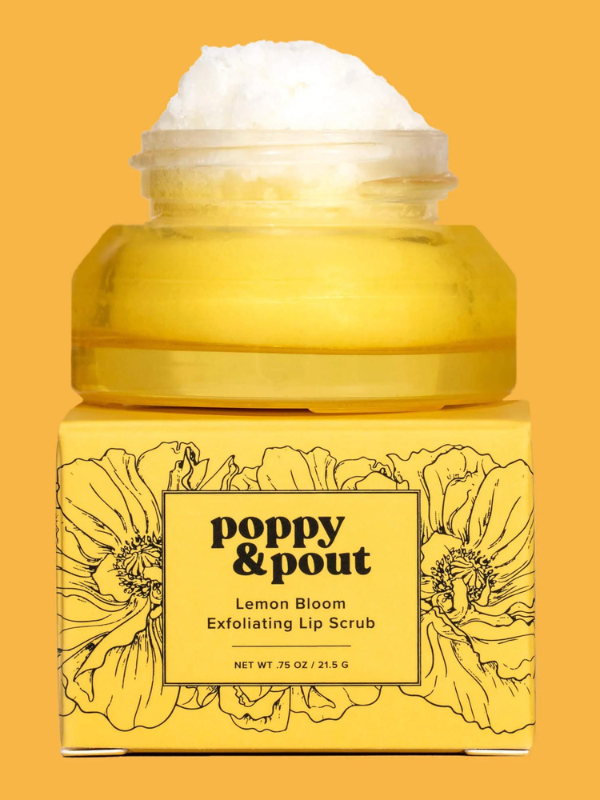 Poppy & Pout Lip Scrub - Lemon Bloom | Sparkles & Lace Boutique