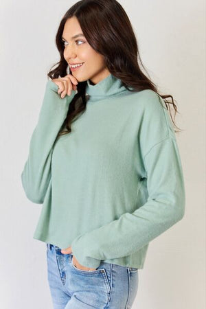 Kira Long Sleeve Turtleneck Top - Online Exclusive