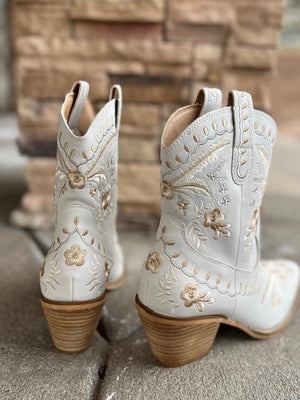 Mimi Floral Inlay Boots | Sparkles & Lace Boutique