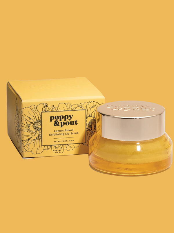 Poppy & Pout Lip Scrub - Lemon Bloom | Sparkles & Lace Boutique