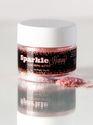 Sparkle Happy Luxe Drink Glitter - Rosy Sunset | Sparkles & Lace Boutique
