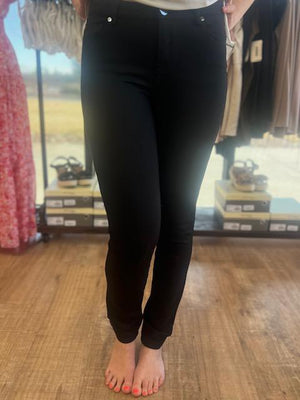 Marley Italian Pants in Black | Sparkles & Lace Boutique