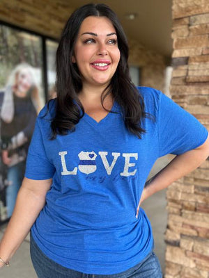 Love My Hero Tee - Police | Sparkles & Lace Boutique