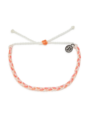 Pura Vida Boarding 4 Breast Cancer Mini Braided Bracelet | Sparkles & Lace Boutique