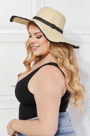 Bring Me Back Sun Straw Hat in Ivory - Online Exclusive | Sparkles & Lace Boutique