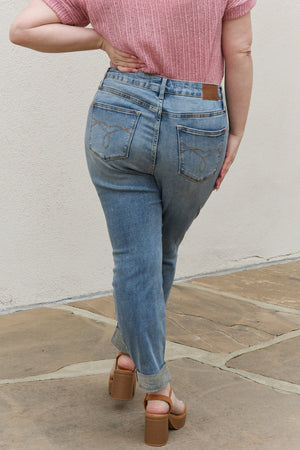 Judy Blue Mid Rise Boyfriend Jeans - Online Exclusive | Sparkles & Lace Boutique