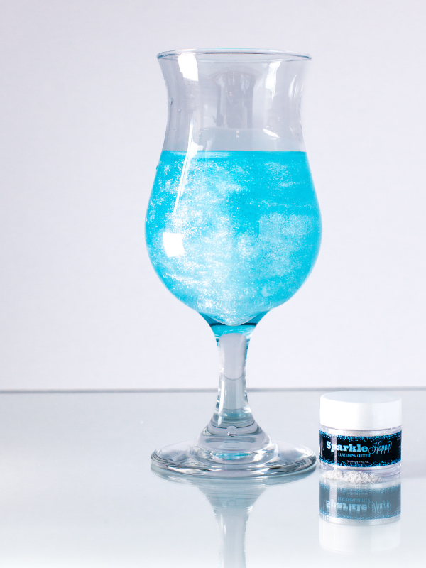 Sparkle Happy Luxe Drink Glitter - Glacier Blue