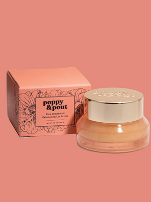 Poppy & Pout Lip Scrub - Pink Grapefruit | Sparkles & Lace Boutique