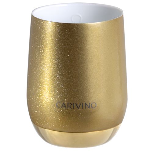 Carivino Luxury Wine Tumbler Gold | Sparkles & Lace Boutique
