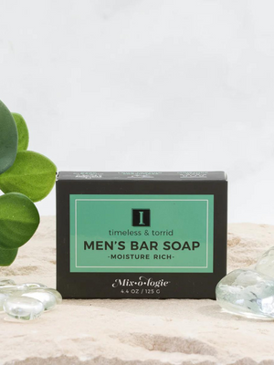 Mixologie Men's Bar Soap - Timeless & Torrid | Sparkles & Lace Boutique
