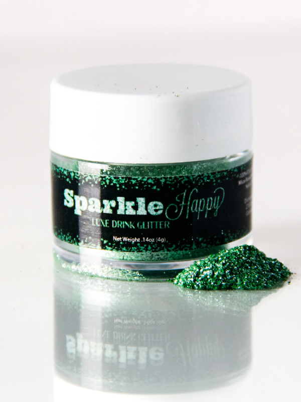 Sparkle Happy Luxe Drink Glitter - Emerald Escape | Sparkles & Lace Boutique