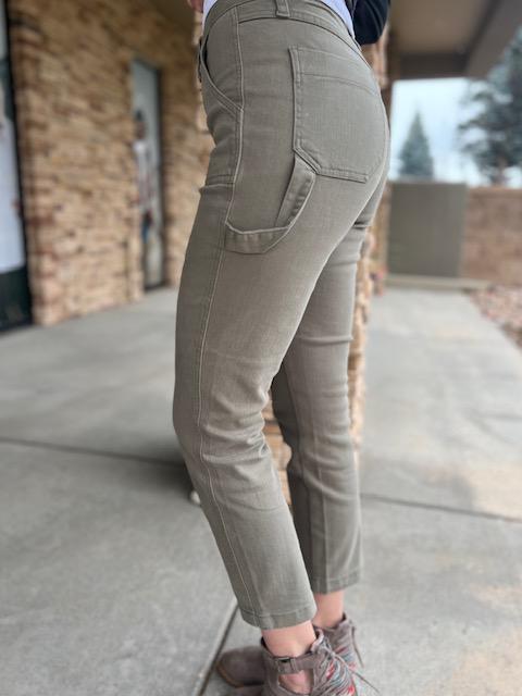 Judy Blue Olive Utility Slim Fit Jeans | Sparkles & Lace Boutique