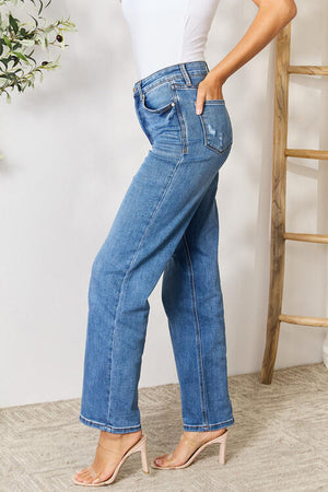 Judy Blue High Waist Distressed Jeans - Online Exclusive