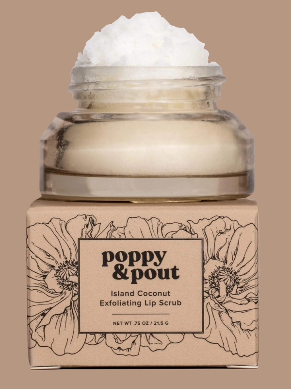 Poppy & Pout Lip Scrub - Island Coconut | Sparkles & Lace Boutique