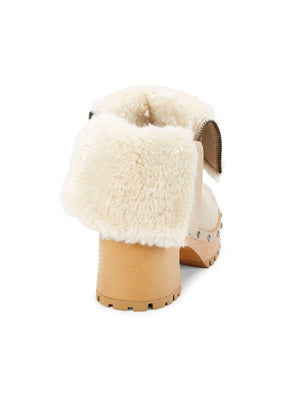 Britt Faux Fur Lined Clog Bootie | Sparkles & Lace Boutique