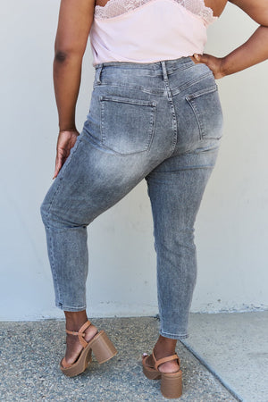 Judy Blue High Waisted Stone Wash Slim Fit Jeans - Online Exclusive | Sparkles & Lace Boutique