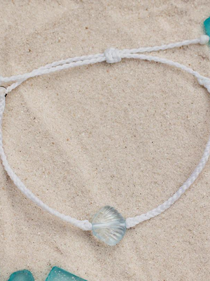 Pura Vida Bracelet - Sea Through Shell Charm | Sparkles & Lace Boutique