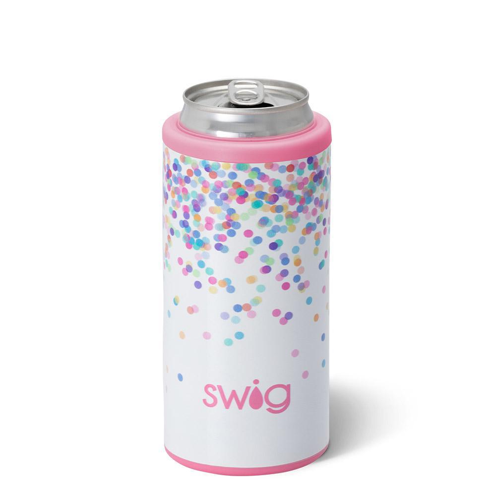 Swig Confetti Skinny Can Cooler (12 oz) | Sparkles & Lace Boutique