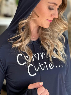 Colorado Cutie Navy Long Sleeve Hoodie | Sparkles & Lace Boutique